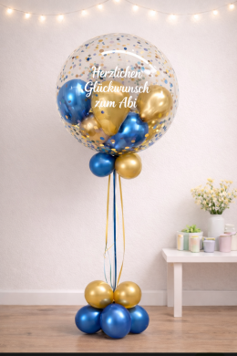 Konfetti Ballon zum Abitur